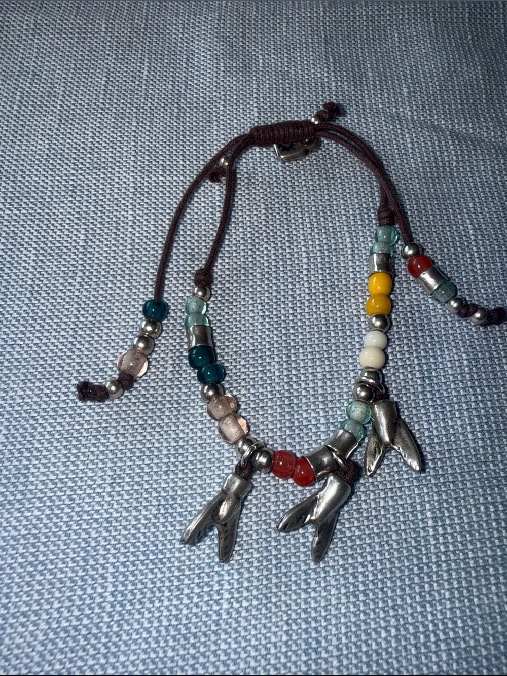 UNO de 50 Multicolor Beaded Necklace with Silver Charms - Picture 5 of 6
